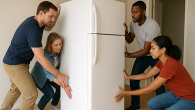 برای جابجایی یخچال چند ساعت قبل باید خاموش شود؟ + نکات حمل