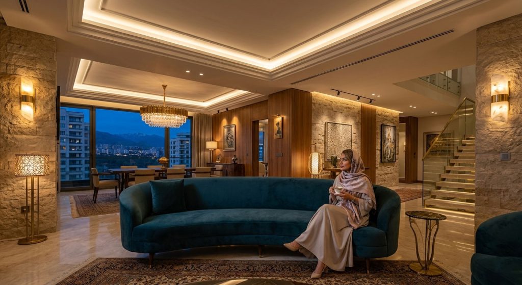 نقش نورپردازی در معماری لوکس