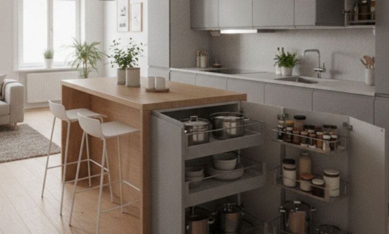 چیدمان هوشمندانه؛ چطور با طراحی جدید کابینت، فضای آشپزخانه را دو برابر کنیم؟