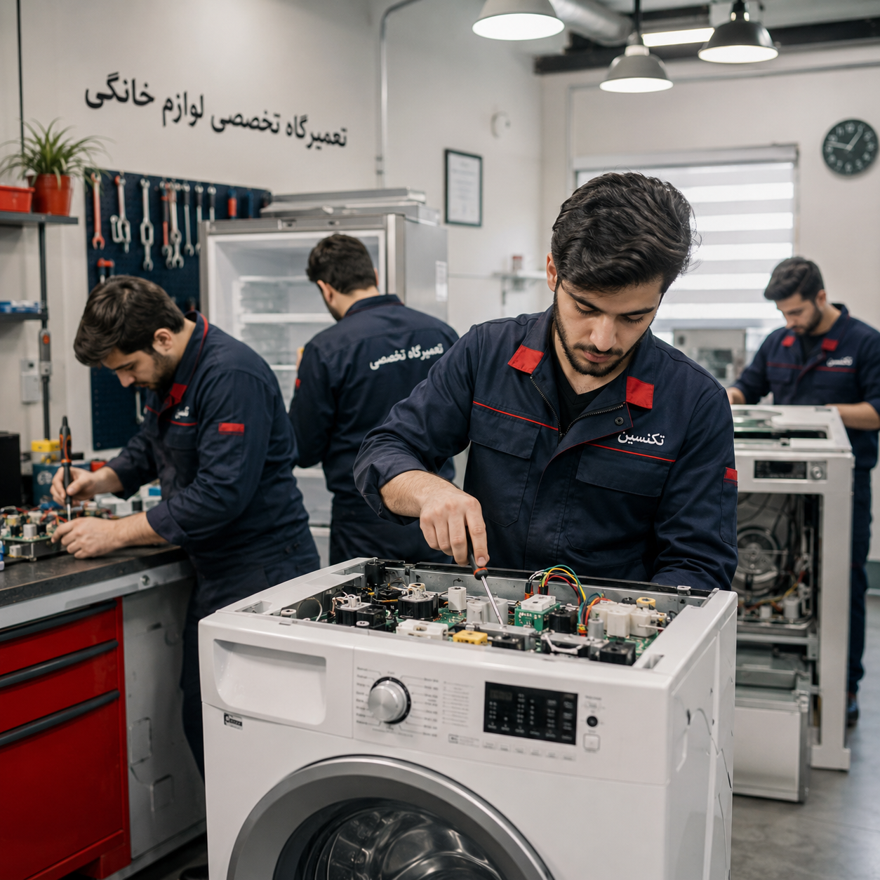 تعمیررکاران جوان شیراز تعمیرات در حال ارایه خدمات در شیراز