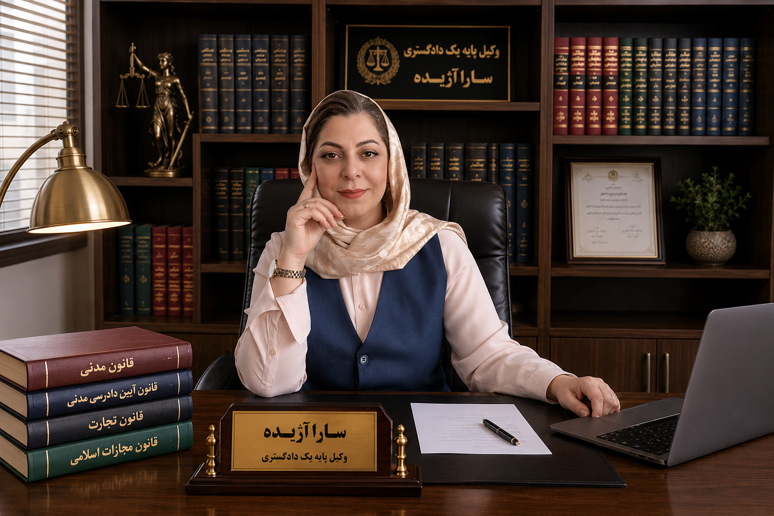 وکیل سارا آژیده، وکیل پایه یک دادگستری